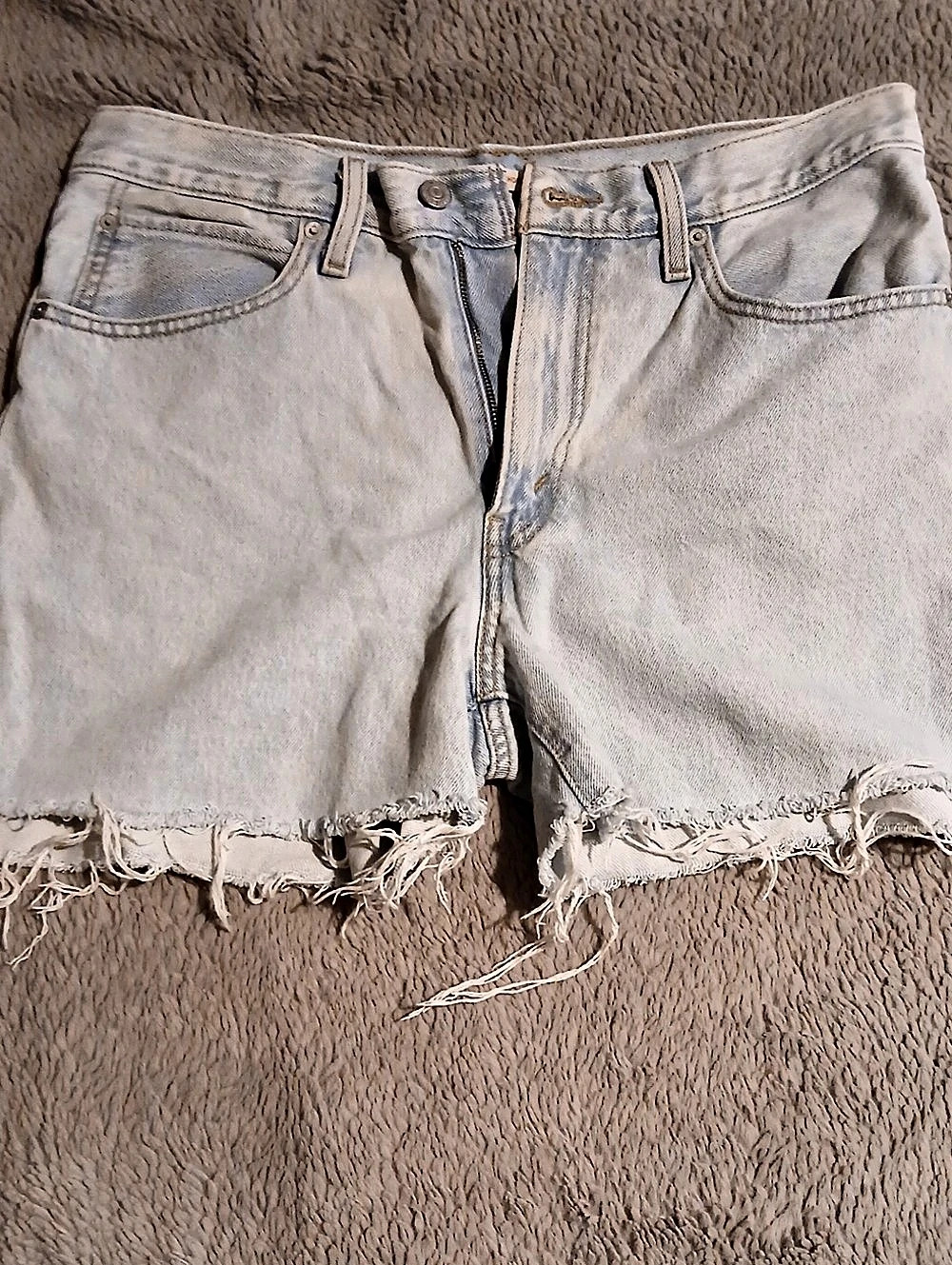 Levi's 501 Denim Jean Shorts Waist 30 Blue